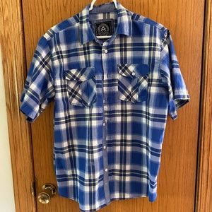Akademiks Boys Plaid Shirt